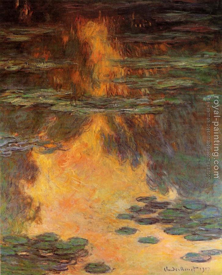 Claude Oscar Monet : Water Lilies LI